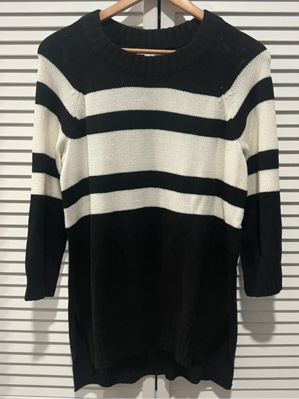 Vintage Canyon River Blues
Striped Knit Sweater NWT. Sz L.